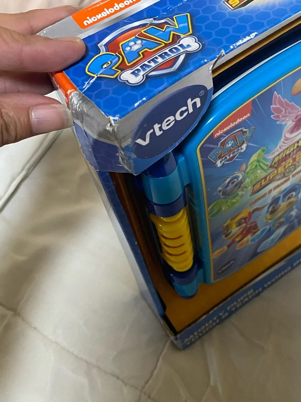 Vtech paw patrol mighty pups touch and teach book